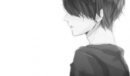 男生头像动漫黑白,黑白动漫头像中的青春旋律